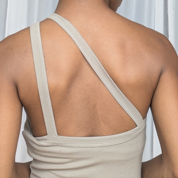 NWT SS22 John Elliott Gemini Rib Asymmetrical Dress | Size 0 XS - Picture 7 of 8